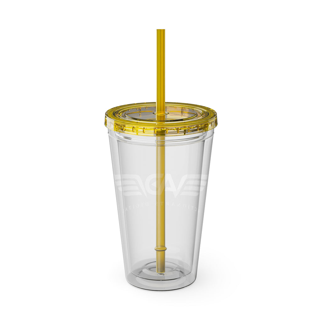 Tumbler with Straw, 16oz