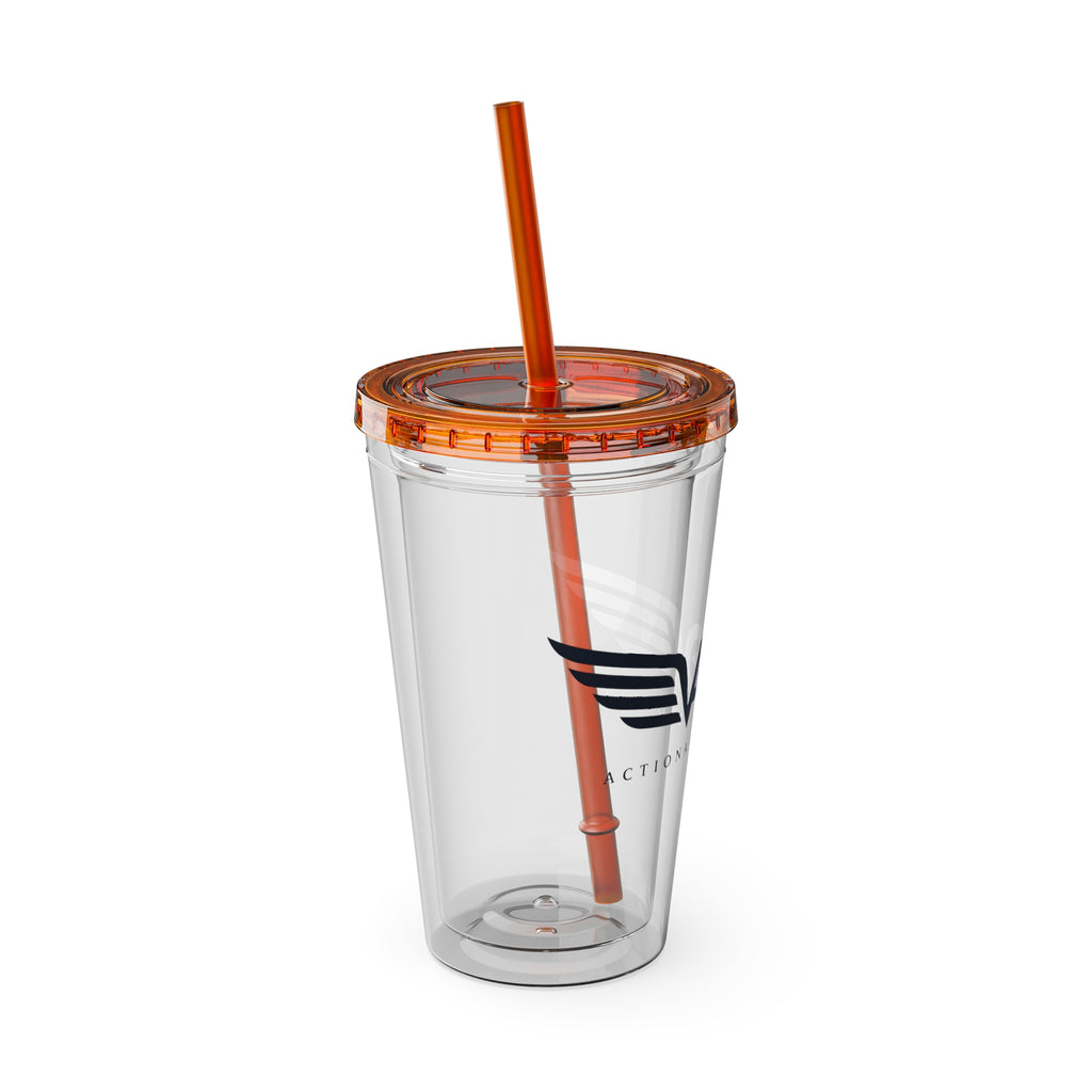 Tumbler with Straw, 16oz