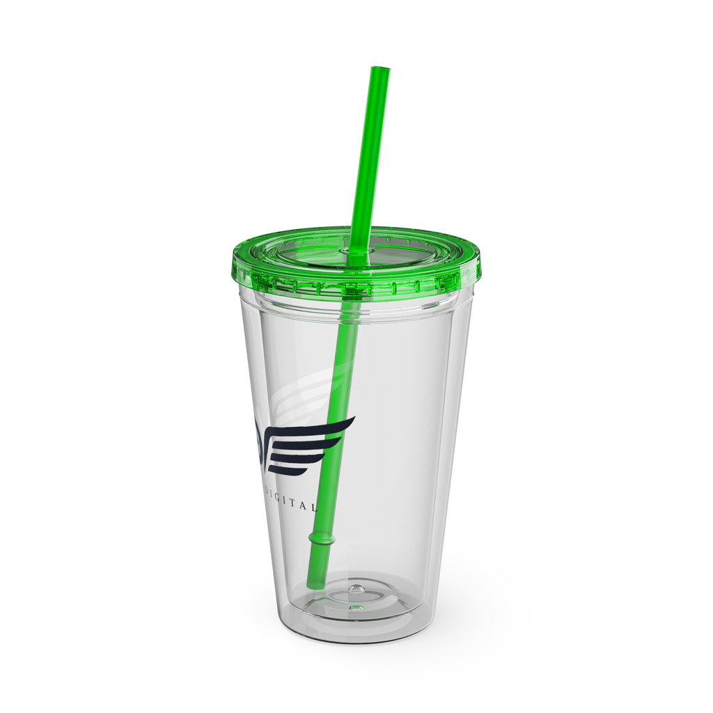 Tumbler with Straw, 16oz