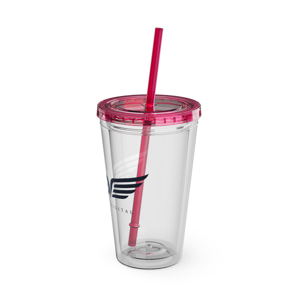 Tumbler with Straw, 16oz