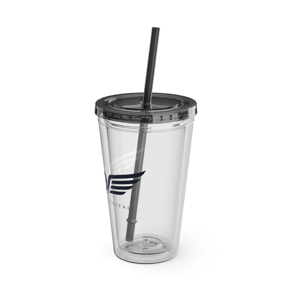 Tumbler with Straw, 16oz