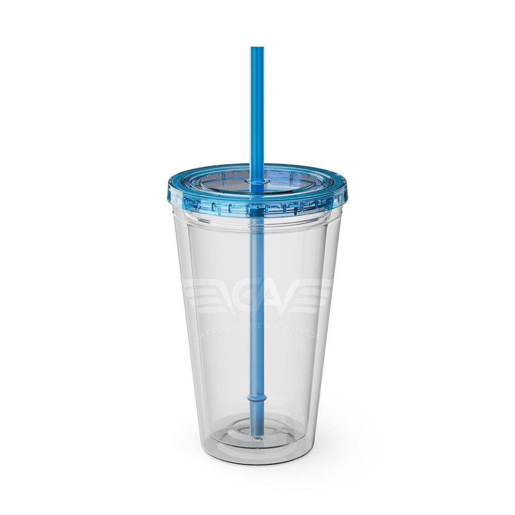 Tumbler with Straw, 16oz