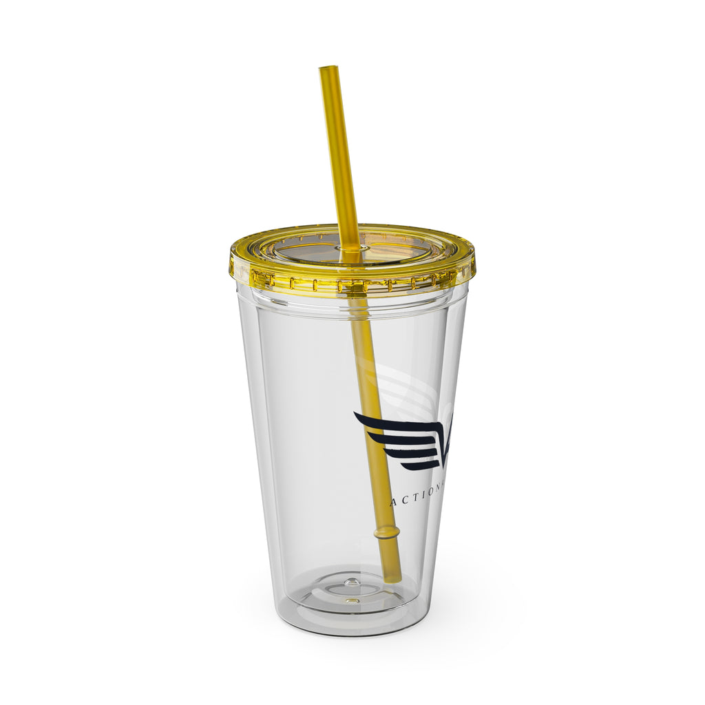 Tumbler with Straw, 16oz