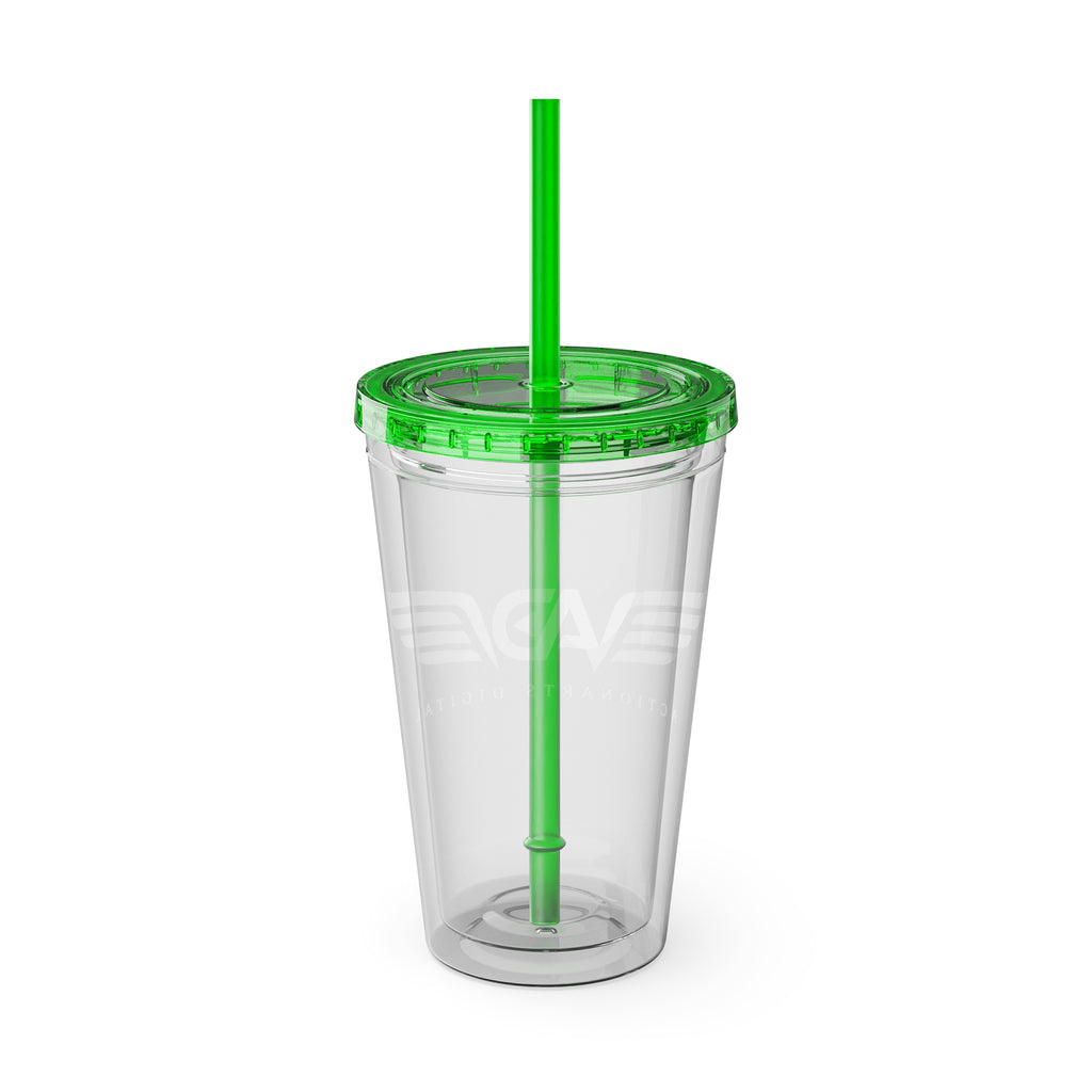 Tumbler with Straw, 16oz