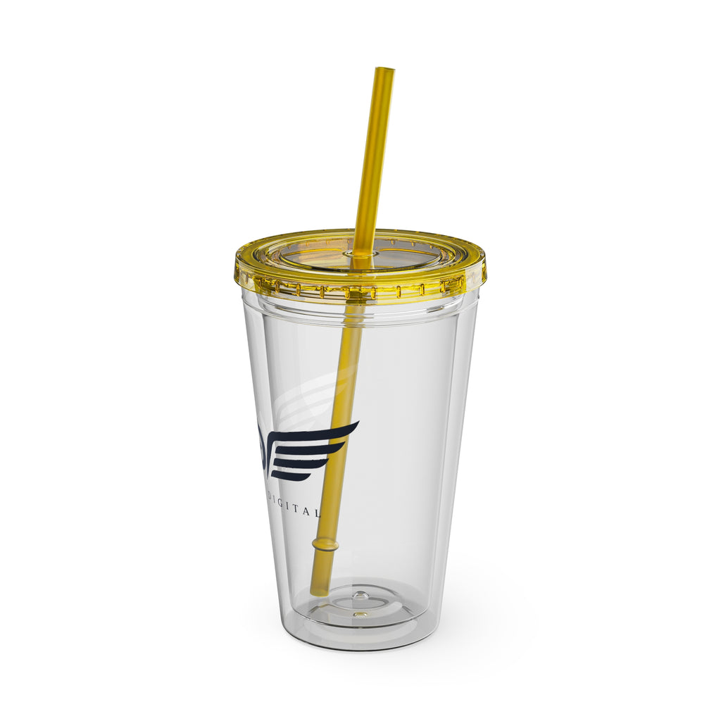 Tumbler with Straw, 16oz