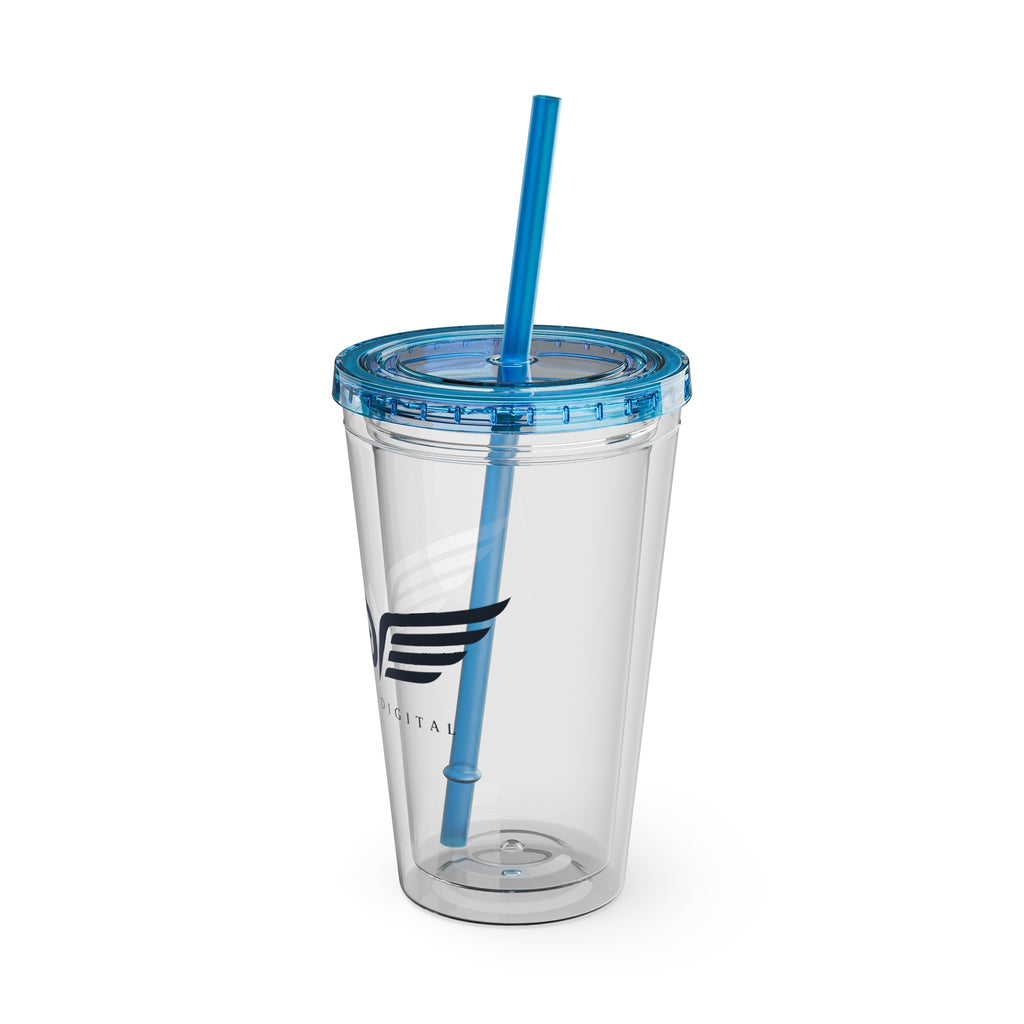 Tumbler with Straw, 16oz