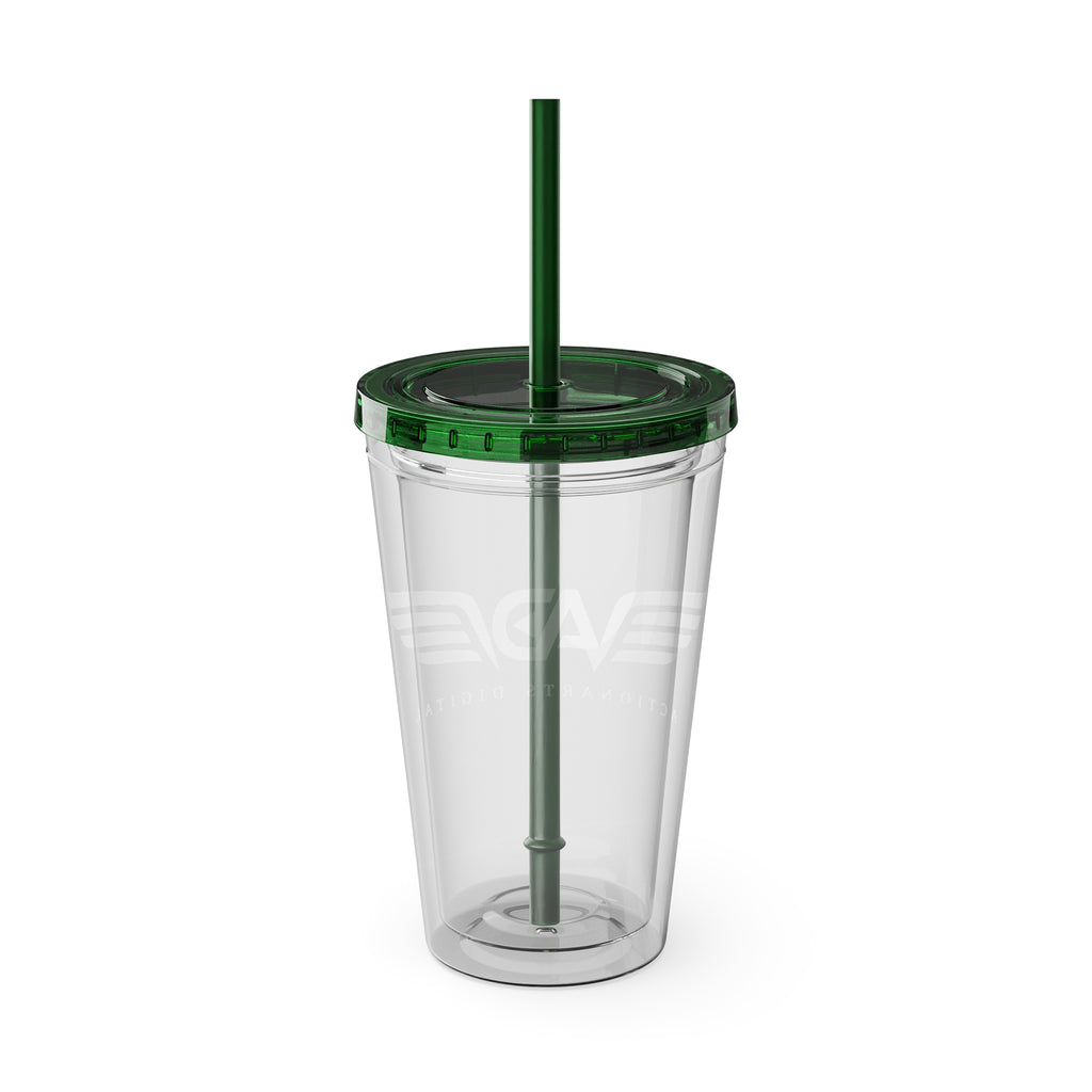 Tumbler with Straw, 16oz